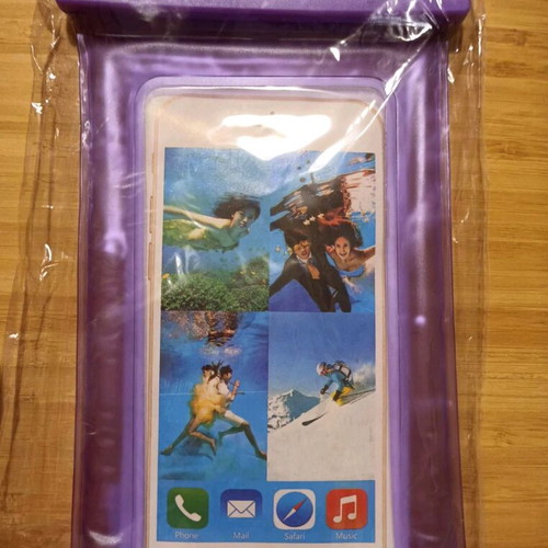 Universal Waterproof Case Purple new sealed package