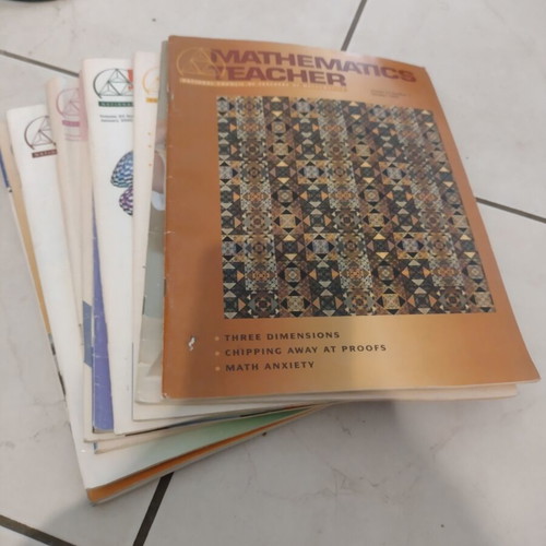 Mathematic Teacher magazines, set of 30