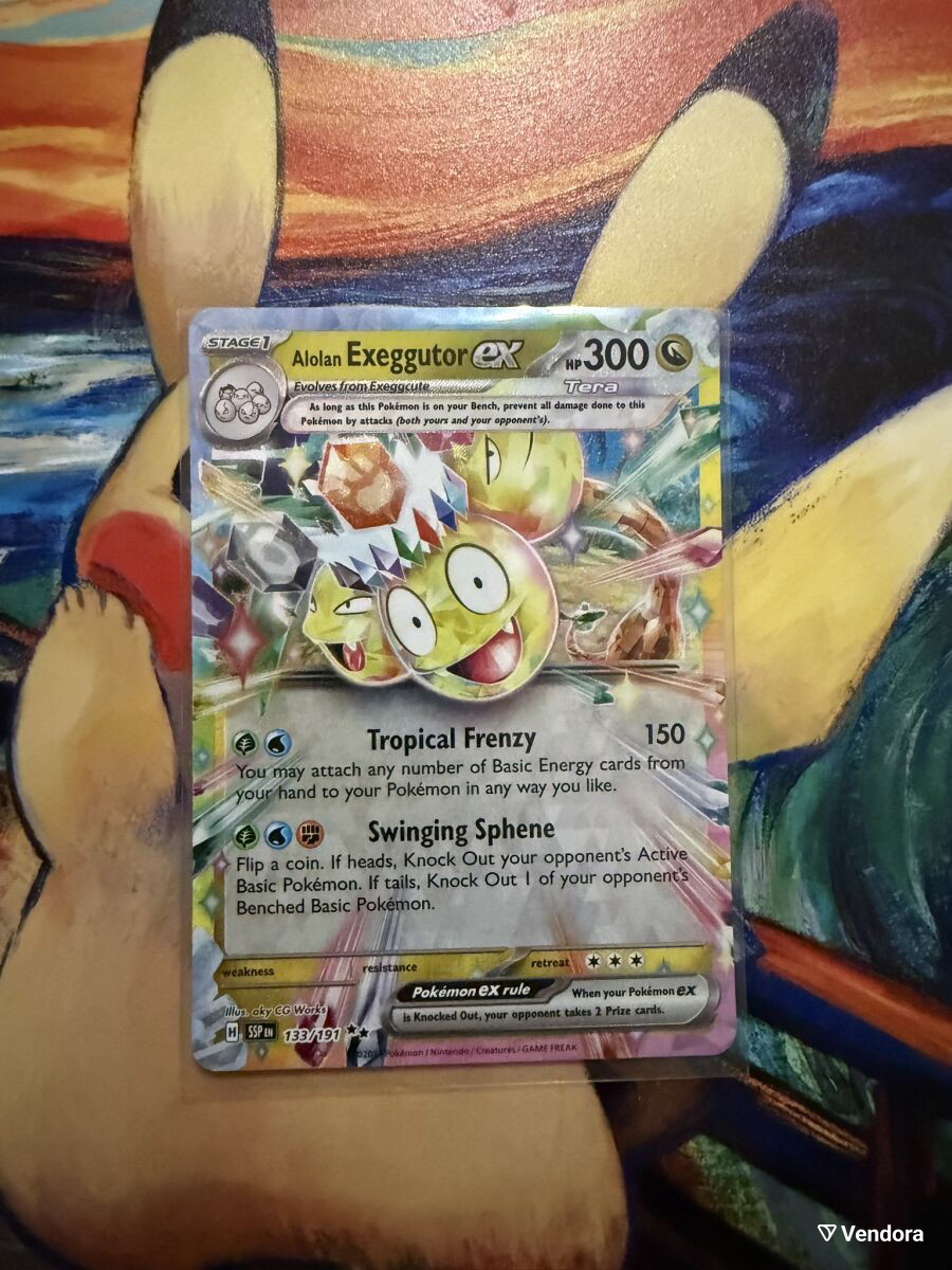 133 191 pokemon card Alolan Exeggutor ex 133/191 Ultra Rare | Rare Pokmon Cards | Pokmon EX | Surging Sparks | Pokemon Scarlet and Violet Dragon / 300 / Stage 1 Attack 1 Alolan Exeggutor ex 133/191 Surging