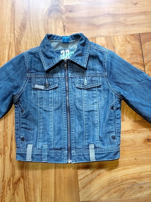 Adams Boys denim jacket for 4 years 104cm like new, blue