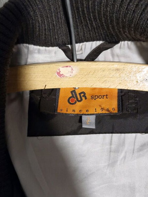 Dur brown pilot jacket size large like new