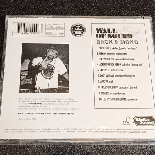 Back 2 Mono CD used, electronic music compilation