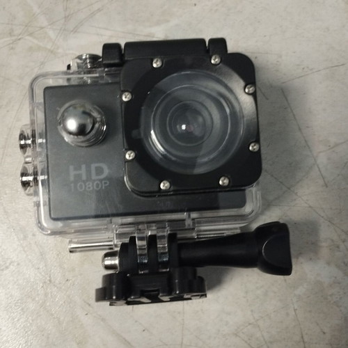Waterproof 1080p camera used with original accessories