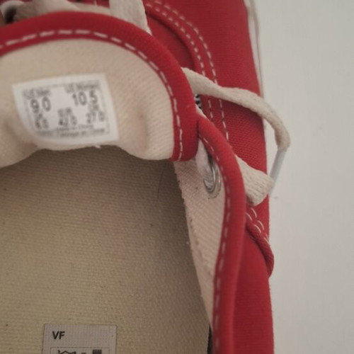 Vans sneakers size 42 used, red