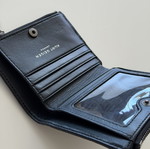 Kurt Geiger London Black Leather Wallet quilted, like new