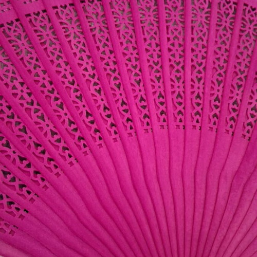 Fan fuchsia like new