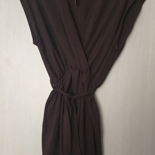 Jumpsuite brown one-piece with belt new