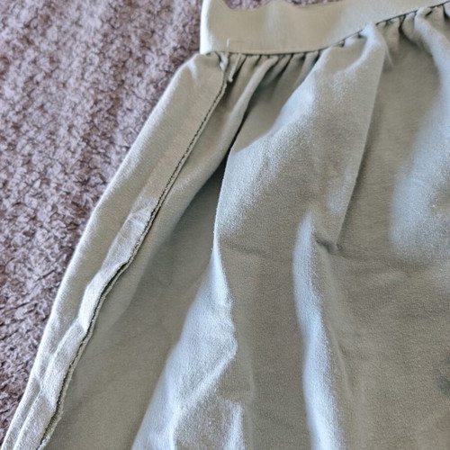 Maxi skirt with elastic waist used, pistachio green