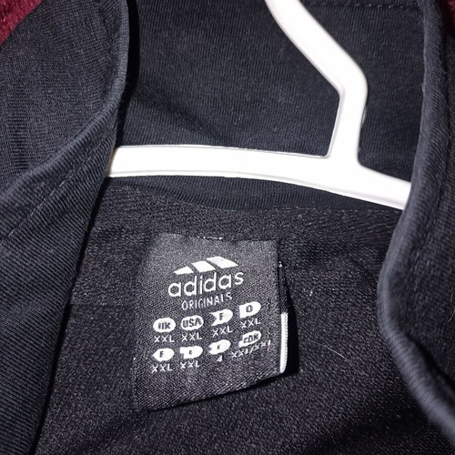 Adidas jacket used, size XXL, with stain and zipper damage