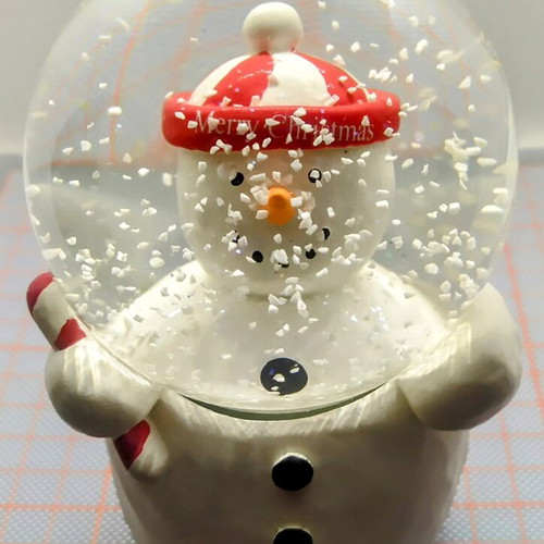 Hallmark snowman snowglobe like new