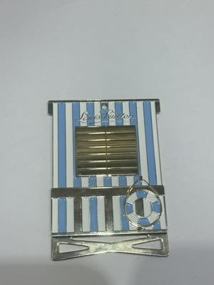 Louis Vuitton Beach Cabin Metal Charm new, multicolor