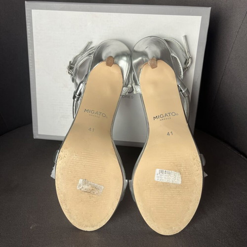 Migato silver sandals like new, size 41