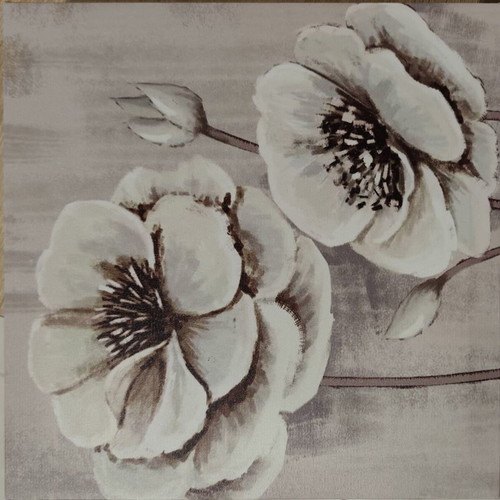 Canvas art set of 3 like new