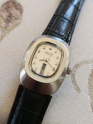 Seiko 2706-7070 vintage ρολόι χειρός μεταχειρισμένο, μπεζ και ασημί