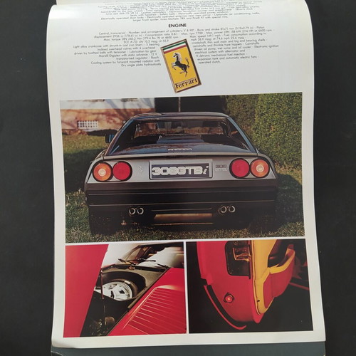 Ferrari 308 GTB/GTS 1981 car brochure