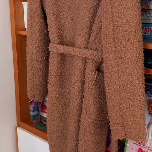 Women's cardigan like new, tan color, size M-L