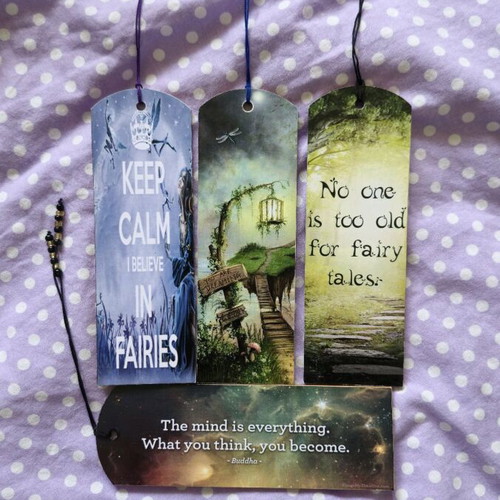 Wooden bookmarks like new, pack of 4 pieces