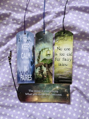 Wooden bookmarks like new, pack of 4 pieces