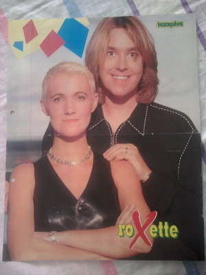 Roxette & 2 Unlimited poster used, size 29x23
