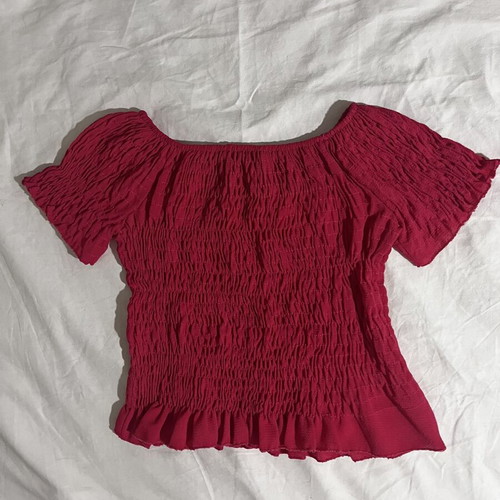 Pink summer blouse used, size S