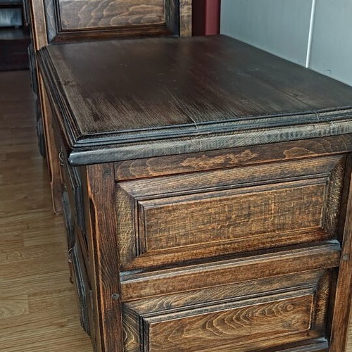 Two nightstands used, solid wood, classic design