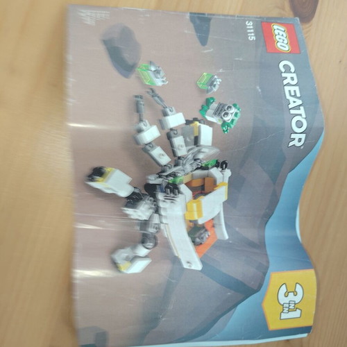 Lego Space Mining Mech 31115 3 in 1 like new