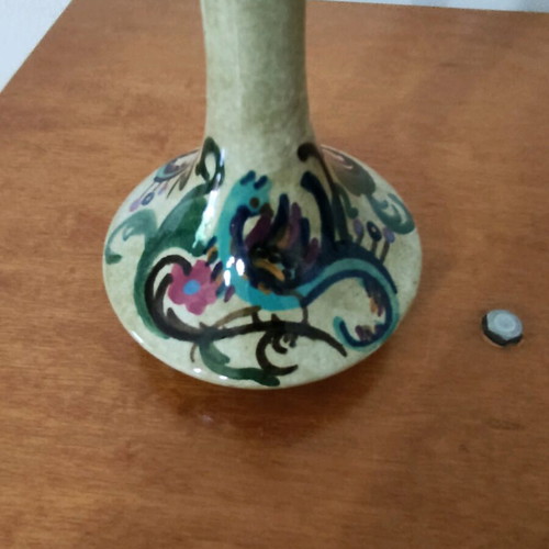 Ceramic vase KERAMIKOS like new with artist signature