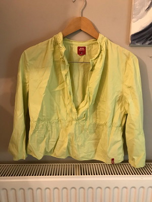 Miss Sixty μπλούζα μεταχειρισμένη, κίτρινη και πράσινη, μανίκια 3/4 μέγεθος M