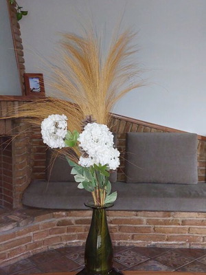 Murano vase used, height 0.40 cm