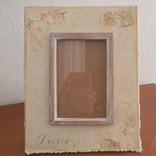 Κορνίζα 10x15 vintage καινούργια με απαλά χρώματα
