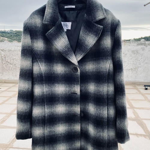 Outerwear used black and gray, size 56