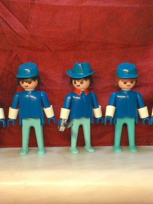 Playmobil 14 vintage figures like new