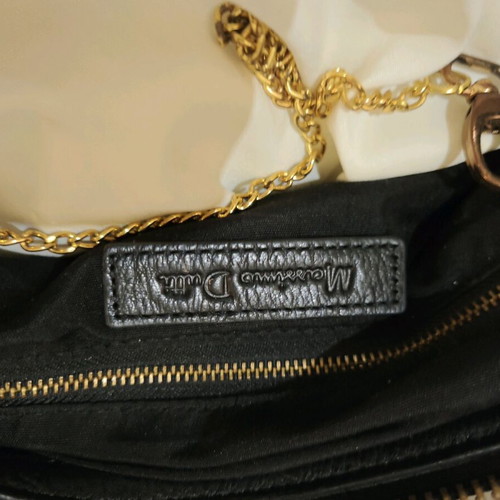 Massimo Dutty leather handbag like new, black