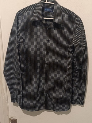 BenAssortito striped men's shirt size M like new, black and white