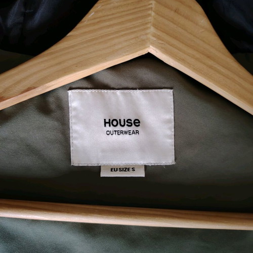 House winter jacket size S like new, green
