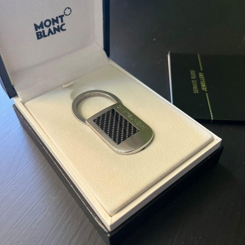 MontBlanc Audi Luxury Key Ring Steel Carbon new