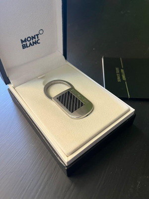 MontBlanc Audi Luxury Key Ring Steel Carbon new
