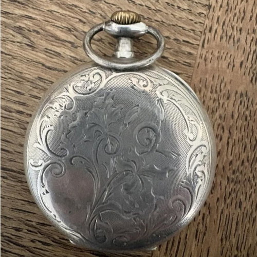 Omega Grand Prix Paris 1900 silver pocket watch, collectible