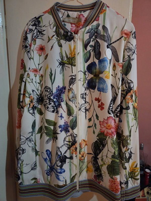 Short jacket like new, multicolored, size L