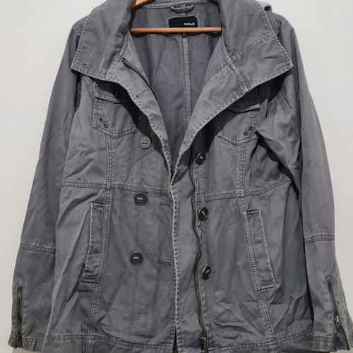 Hurley jacket Medium like new, grey