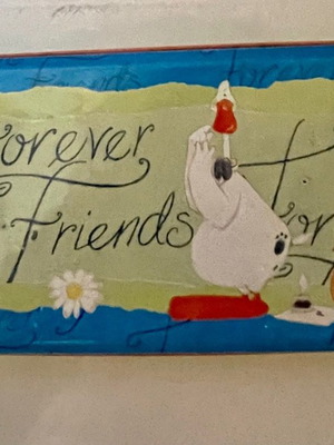 Μεταλλική κασετίνα Forever Friends vintage μεταχειρισμένη