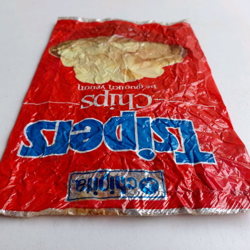 Tsipers Chips packaging used, collectible, 1989 Chipita