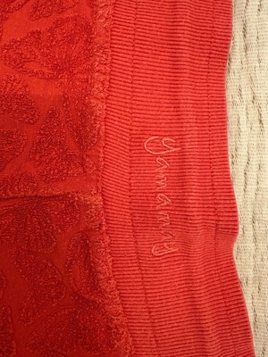 Yamamay shorts with terry fabric, size L, red, like new