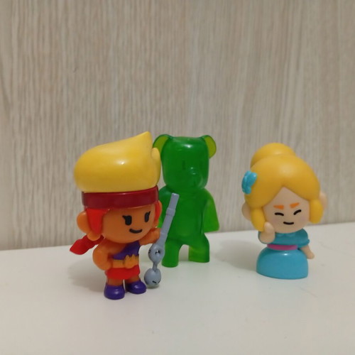 Brawl Stars Green Candie Bear figure set, PMI LTD collection