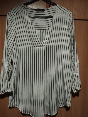 Stradivarius striped blouse shirt like new, size S