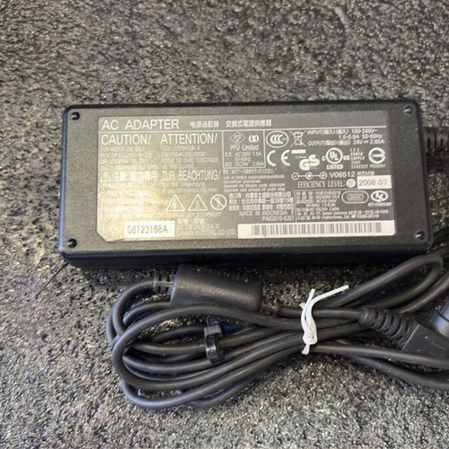 Fujitsu PA03010-6522 original charger used, 24V 2.65A 64W 5.5x2.5mm