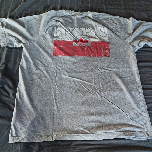 Adidas men's T-shirt XL used, gray in good condition