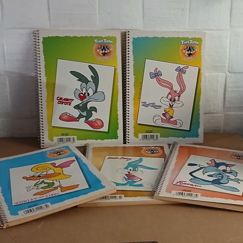 Τετράδια Tiny Toon πακέτο 5 από τη δεκαετία του 1990, καινούργια