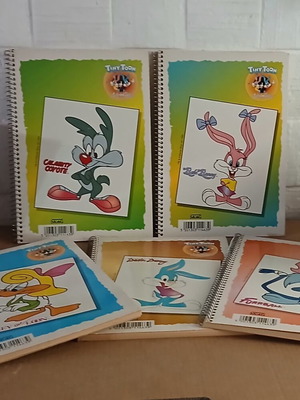 Τετράδια Tiny Toon πακέτο 5 από τη δεκαετία του 1990, καινούργια