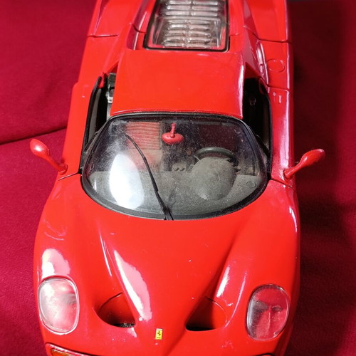 Ferrari F50 Shell Maisto μεταχειρισμένο μεταλλικό μοντέλο κλίμακας 1/18